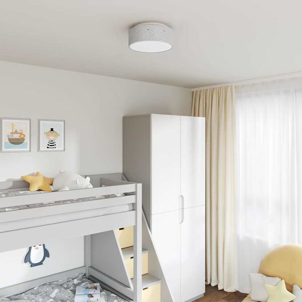 vidaXL Mennyezeti l&aacute;mpa f&eacute;nysz&oacute;r&oacute;kkal Sz&uuml;rke 30 x 30 x 13,5 cm sz&ouml;vet