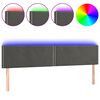 vidaXL s&ouml;t&eacute;tsz&uuml;rke b&aacute;rsony LED-es fejt&aacute;mla 160x5x78/88 cm