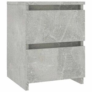 vidaXL betonsz&uuml;rke szerelt fa &eacute;jjeliszekr&eacute;ny 30 x 30 x 40 cm