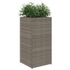 vidaXL 2 db sz&uuml;rke polyrattan kerti &uuml;ltetől&aacute;da 40x40x80 cm
