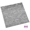 vidaXL Padl&oacute;deszk&aacute;k 55 pcs Beton Sz&uuml;rke 5,11 m&sup2; PVC