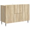 vidaXL Sz&eacute;f fi&oacute;kkal Sonoma T&ouml;lgy 89 x 34,5 x 62 cm Szerelt Fa