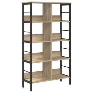 vidaXL K&ouml;nyvespolc 8 szintes 82 x 32 x 144,5 cm Szerelt Fa