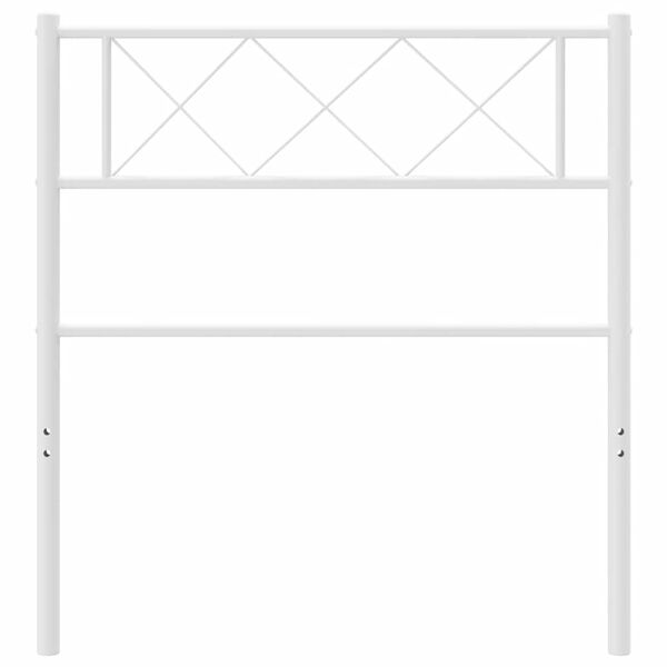 vidaXL feh&eacute;r f&eacute;m fejt&aacute;mla 100 cm