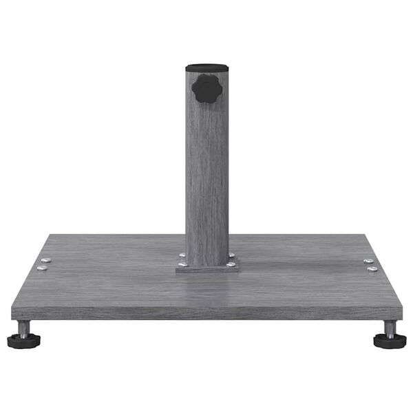 vidaXL Napernyőtalp Sötét Szürke Fa Hatás 45 x 45 x 31 cm