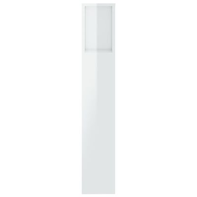 vidaXL magasfényű fehér áthidaló szekrény 200x18,5x104,5 cm