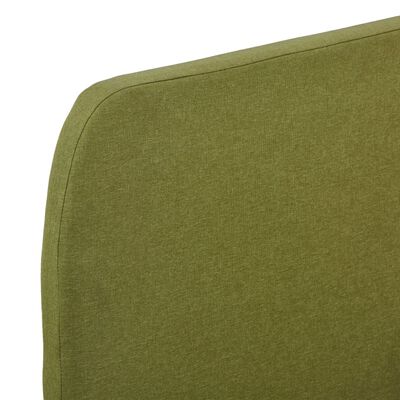 vidaXL zöld szövetkárpitozású ágykeret 120 x 200 cm