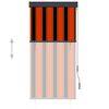 vidaXL narancss&aacute;rga &eacute;s barna k&uuml;lt&eacute;ri rol&oacute; 80 x 250 cm