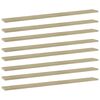 vidaXL 8 db sonoma-t&ouml;lgy sz&iacute;nű forg&aacute;cslap k&ouml;nyvespolc 100 x 10 x 1,5 cm