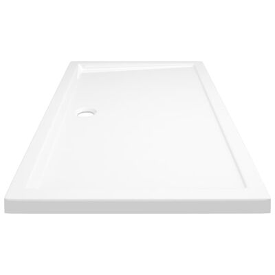 vidaXL téglalap alakú fehér ABS zuhanytálca 70 x 120 cm