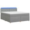 vidaXL Boxspring &aacute;gy matraccal Vil&aacute;gossz&uuml;rke 140 x 200 cm Sz&ouml;vet
