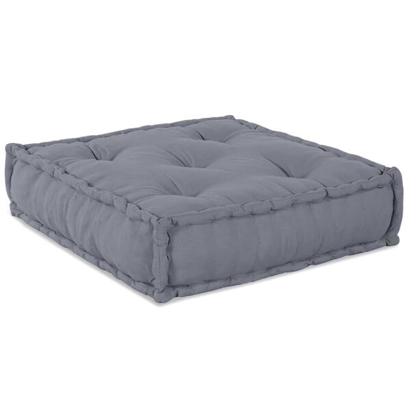 vidaXL Moduláris kanapé 4 pcs Szürke szövet