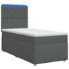 vidaXL LED Boxspring &Aacute;gy Mattal S&ouml;t&eacute;tsz&uuml;rke 90 x 190 cm Sz&ouml;vet