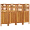 vidaXL 4 paneles t&ouml;m&ouml;r ak&aacute;cfa t&eacute;relv&aacute;laszt&oacute; 162x2x115 cm
