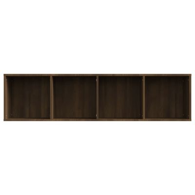 vidaXL barna tölgy színű szerelt fa könyv-/TV-szekrény 143x30x36 cm
