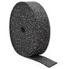 vidaXL Gumi granulate tekercs Fekete 2000 x 10 x 0,6 cm Gumi