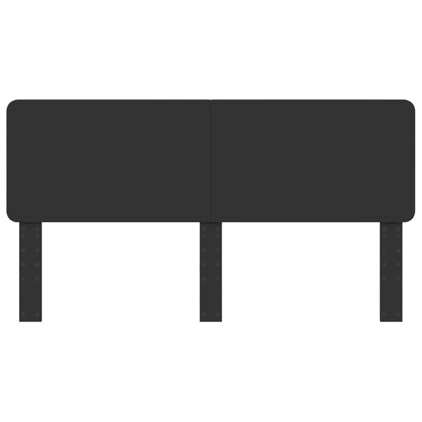 vidaXL Fejt&aacute;mla Fekete t&ouml;lgy 200 cm Faanyag