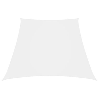 vidaXL fehér trapéz alakú oxford-szövet napvitorla 3/5 x 4 m