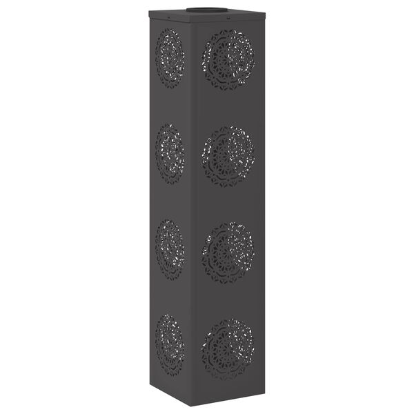 vidaXL Napelemmel műk&ouml;dő LED &ouml;sv&eacute;ny vil&aacute;g&iacute;t&aacute;s 2 pcs Fekete