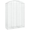 vidaXL &iacute;ves horganyzott vas gabion kos&aacute;r 150x50x200/220 cm
