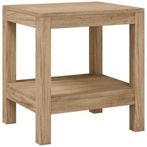 vidaXL t&ouml;m&ouml;r t&iacute;kfa f&uuml;rdőszobai kisasztal 45 x 35 x 45 cm