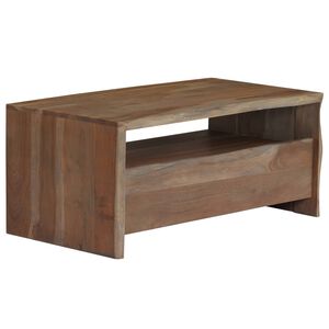 vidaXL sz&uuml;rke t&ouml;m&ouml;r ak&aacute;cfa doh&aacute;nyz&oacute;asztal 90 x 50 x 40 cm