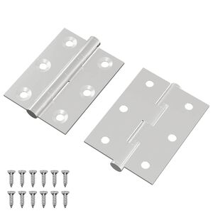 vidaXL Zsan&eacute;r 2 db Ez&uuml;st 50 x 38 x 1,3 mm Ac&eacute;l
