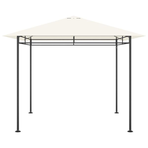 vidaXL krémszínű pavilon 3 x 3 x 2,7 m 180 g/m²