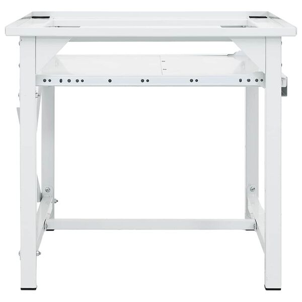 vidaXL feh&eacute;r mos&oacute;g&eacute;ptart&oacute; &aacute;llv&aacute;ny kih&uacute;zhat&oacute; polccal