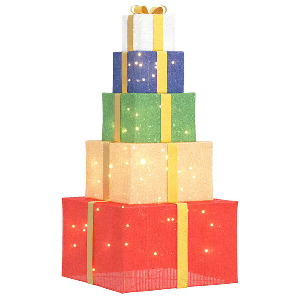 vidaXL meleg feh&eacute;r kar&aacute;csonyi dekor&aacute;ci&oacute; aj&aacute;nd&eacute;kdoboz 250 LED