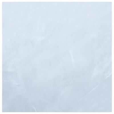 vidaXL fehér márványmintás öntapadó PVC padlólapok 5,11 m²
