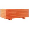 vidaXL viaszbarna t&ouml;m&ouml;r fenyőfa kerti vir&aacute;gl&aacute;da 70x40x26,5 cm