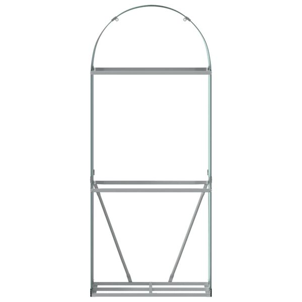 vidaXL z&ouml;ld horganyzott ac&eacute;l r&ouml;nktart&oacute; 80 x 45 x 190 cm