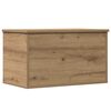 vidaXL T&aacute;rol&oacute; Doboz Artisan t&ouml;lgy 60 x 35 x 35 cm Szerelt Fa