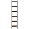 vidaXL 6 szintes f&uuml;st&ouml;s t&ouml;lgy szerelt fa k&ouml;nyvespolc 40 x 30 x 188 cm