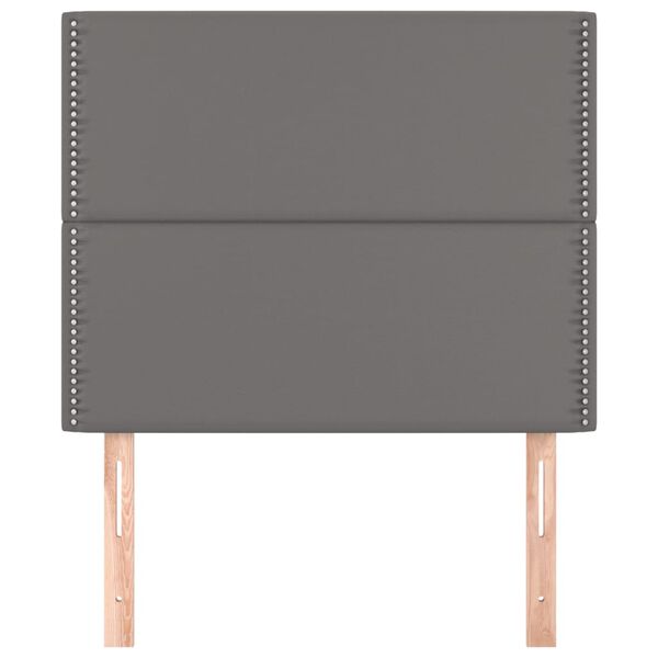 vidaXL sz&uuml;rke műbőr fejt&aacute;mla 100x5x118/128 cm