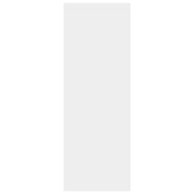 vidaXL fehér forgácslap fali polc 45,1 x 16 x 45,1 cm