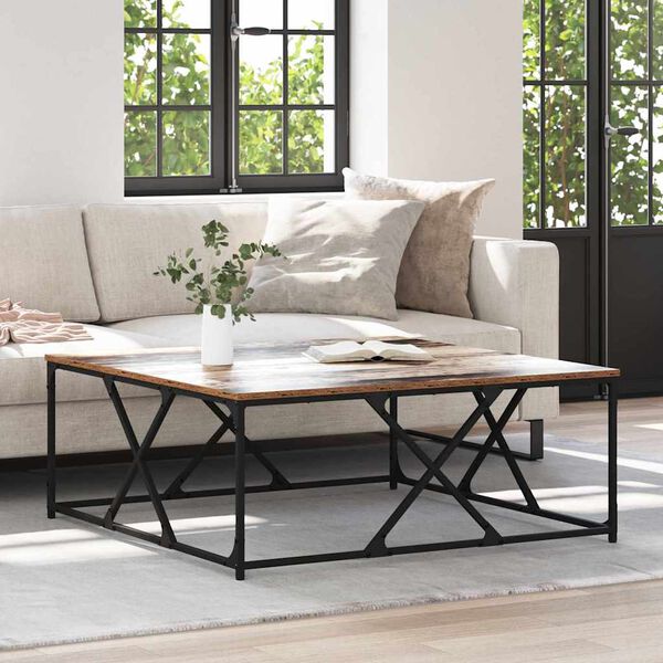 vidaXL Doh&aacute;nyz&oacute;asztal &Ouml;reg fa 100 x 100 x 40 cm Faanyag