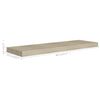 vidaXL 2 db t&ouml;lgysz&iacute;nű MDF lebegő fali polc 80 x 23,5 x 3,8 cm