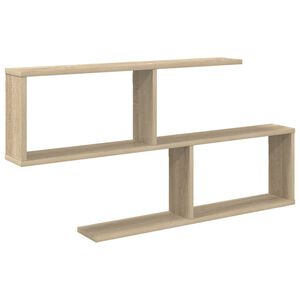 vidaXL Falpolc Sonoma T&ouml;lgy 100 x 12 x 50,5 cm Szerelt Fa