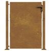 vidaXL Corten ac&eacute;l kerti kapu 100x150 cm