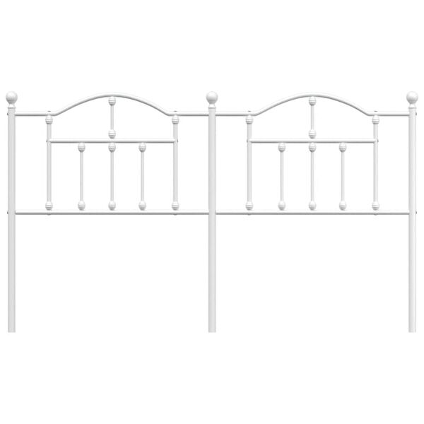 vidaXL feh&eacute;r f&eacute;m fejt&aacute;mla 160 cm