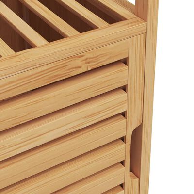vidaXL bambusz fürdőszobaszekrény polccal 36 x 33 x 87 cm