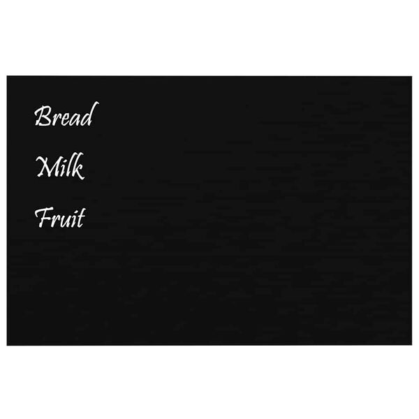 vidaXL fekete falra szerelhető edzett &uuml;veg m&aacute;gnest&aacute;bla 60 x 40 cm&nbsp;