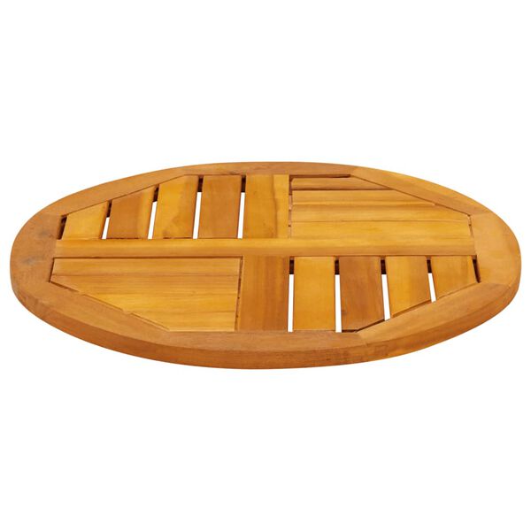 vidaXL t&ouml;m&ouml;r ak&aacute;cfa kerek asztallap &Oslash;50 x 2 cm