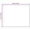 vidaXL antracitszürke sátorszőnyeg 400 x 500 cm