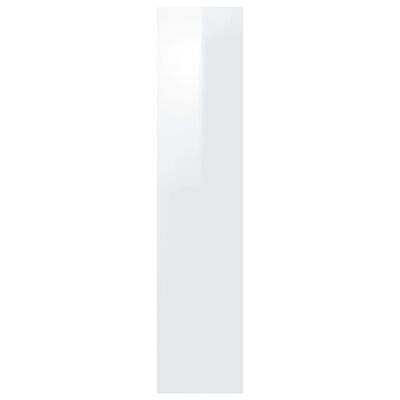 vidaXL magasfényű fehér könyvszekrény/térelválasztó 40 x 30 x 135 cm