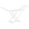 vidaXL fehér műanyag összecsukható ruhaszárító állvány