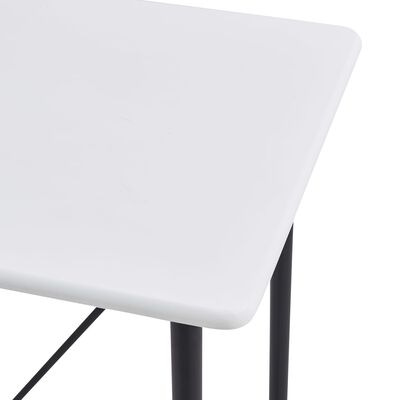 vidaXL fehér MDF bárasztal 120 x 60 x 110 cm