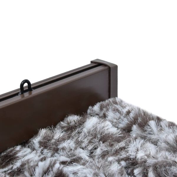 vidaXL barna &eacute;s b&eacute;zs zsen&iacute;lia rovarf&uuml;gg&ouml;ny 56 x 185 cm